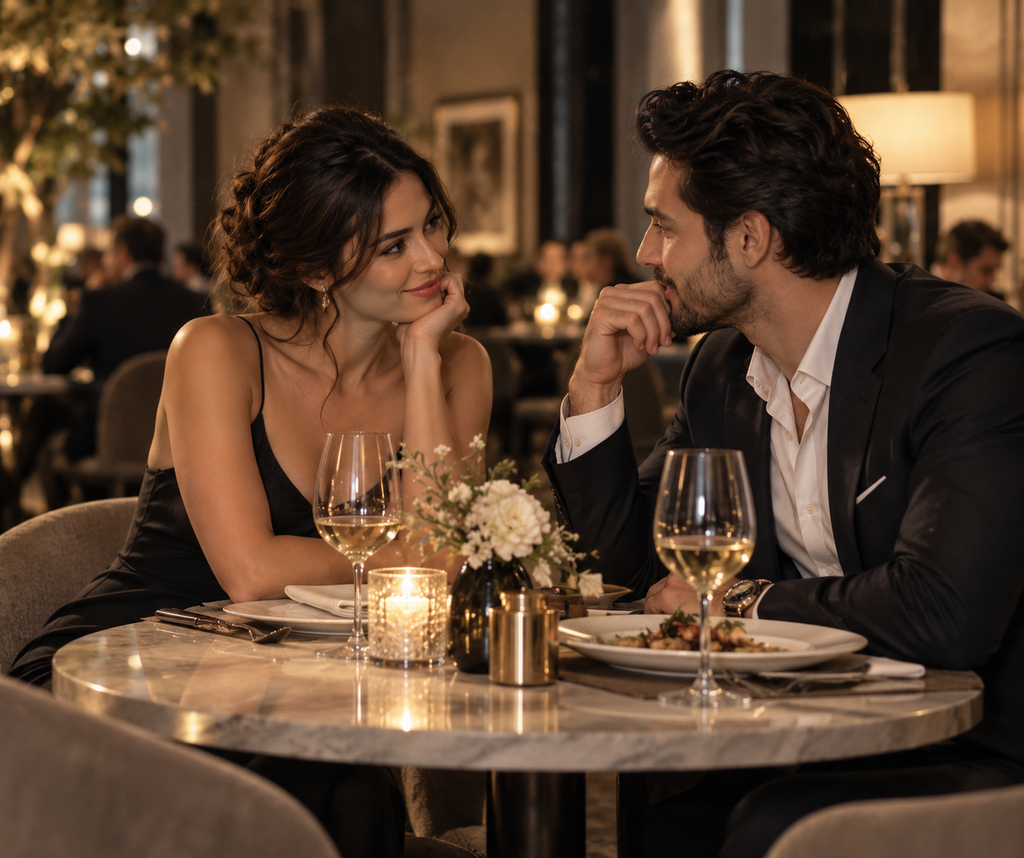 Couple showing trust and comfort in a healthy romantic relationship